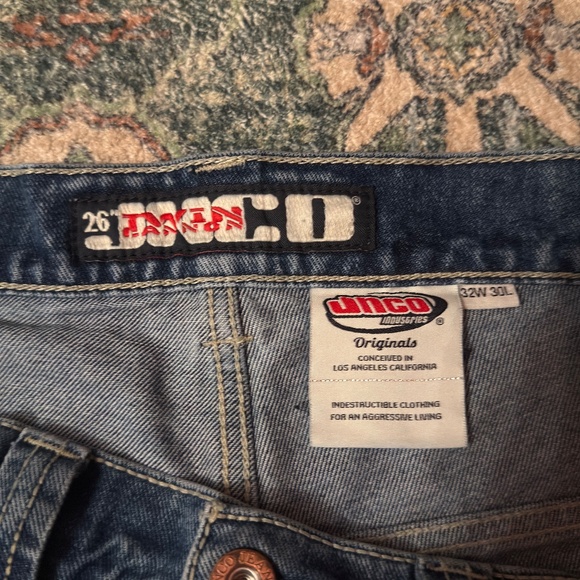 JNCO Twin Cannons Blue 32 by 30 26 Inch Openings - Picture 5 of 5